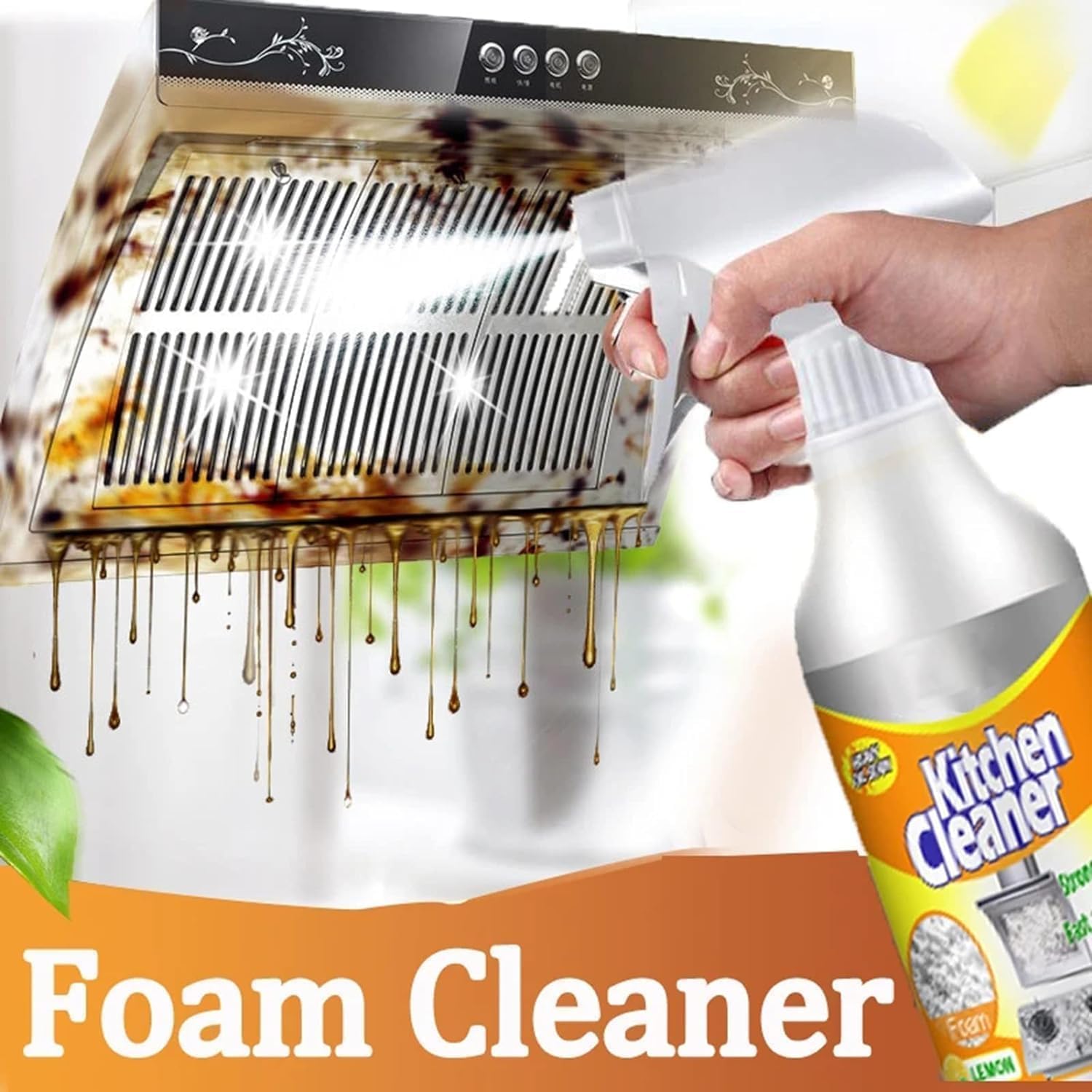 Limpiador de cocina Clean Sweep, limpiador de barrido limpio, limpiador de cocina Cleansweep, limpiador de cocina multiusos Cleansweep (1 unidad)