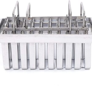 Moldes de acero inoxidable para helado, con 30 tazas de molde, kit de moldes de acero inoxidable, moldes de acero inoxidable, molde para paletas de Moldes de acero inoxidable para helado, con 30 tazas de molde, kit de moldes de acero inoxidable, moldes de acero inoxidable, molde para paletas de