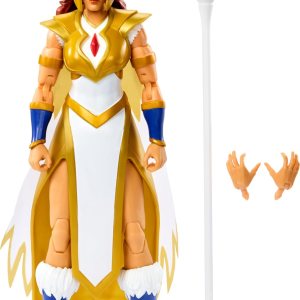 Masters of the Universe Revolution Masterverse Sorceress Teela Figura de acción, coleccionable de lujo con 30 articulaciones, bastón eléctrico y Masters of the Universe Revolution Masterverse Sorceress Teela Figura de acción, coleccionable de lujo con 30 articulaciones, bastón eléctrico y