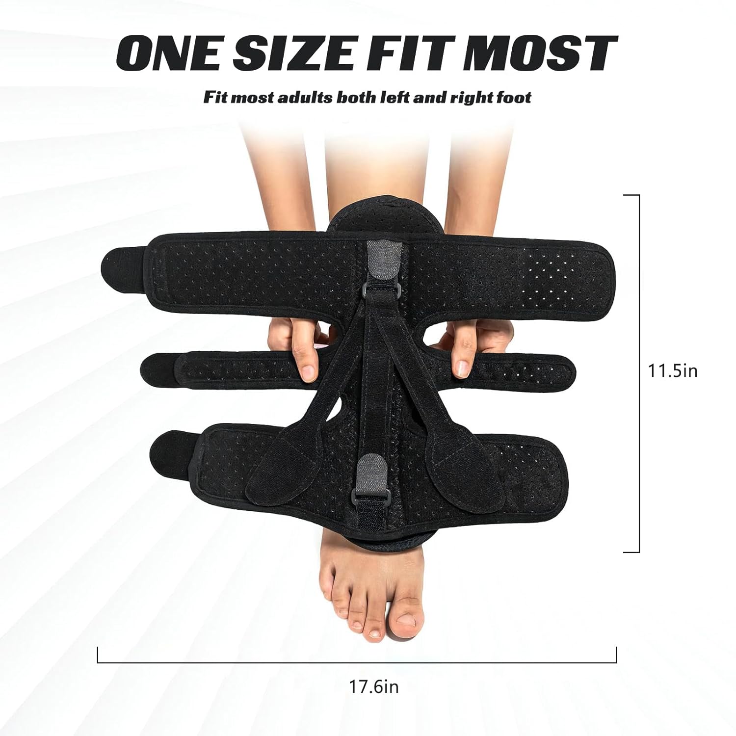 ZIQING Férula nocturna para fascitis plantar, soporte para el alivio de la fascitis plantar, adecuado tanto para pie izquierdo como derecho