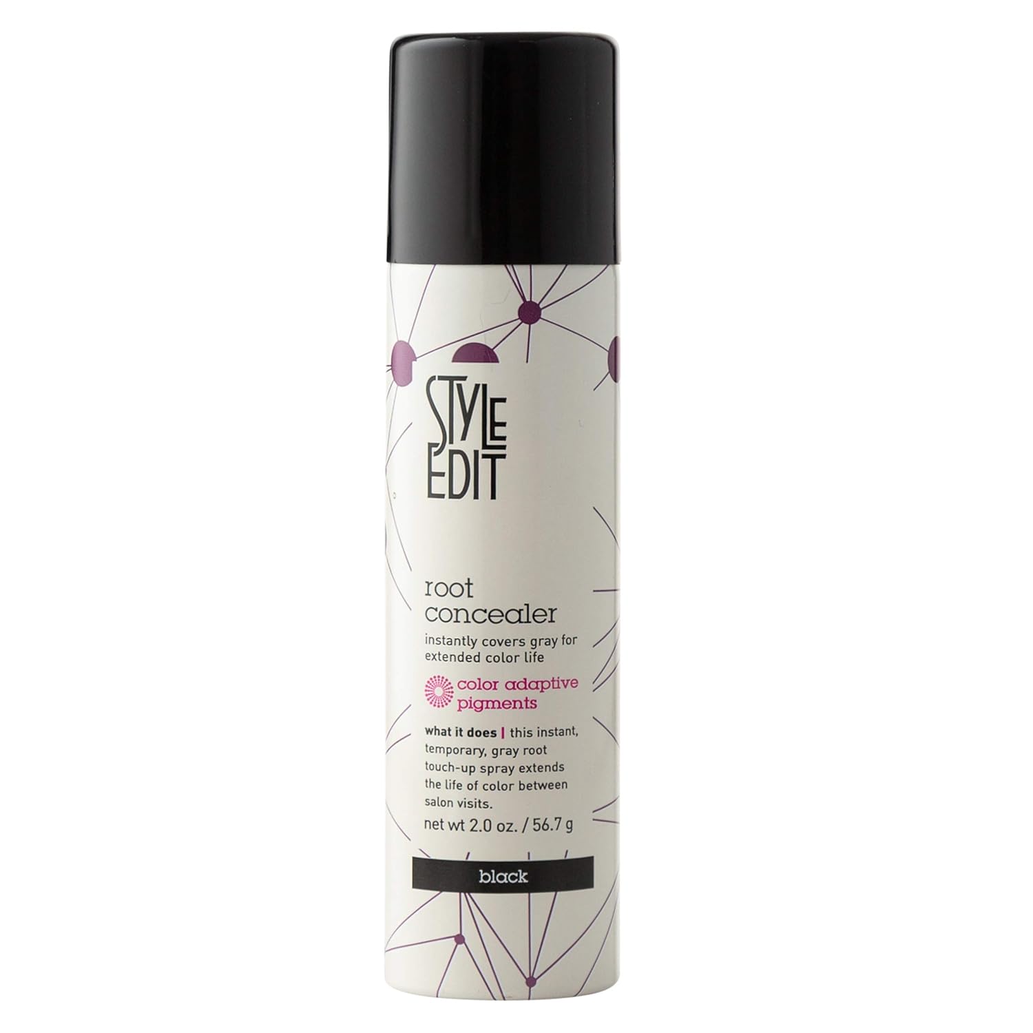 Style Edit – Corrector de raíces, cubre instantáneamente canas y raíces, calidad de salón de belleza profesional