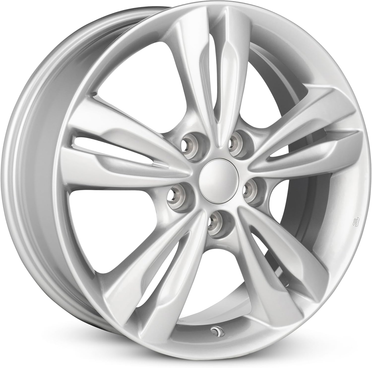 Para Hyundai Tucson 2010-2016 Llanta de aluminio pintado plateado de 17 pulgadas – Reemplazo directo OE – Rueda de coche lista para carretera