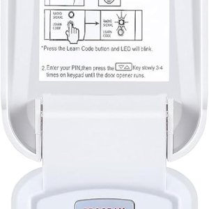 ASONPAO GK-R IntelliCodeCodeDodger Teclado inalámbrico 315390 Mhz Auto-Seek Frecuencias Dual de Genie Abridor de puerta de garaje (1 paquete) ASONPAO GK-R IntelliCodeCodeDodger Teclado inalámbrico 315390 Mhz Auto-Seek Frecuencias Dual de Genie Abridor de puerta de garaje (1 paquete)