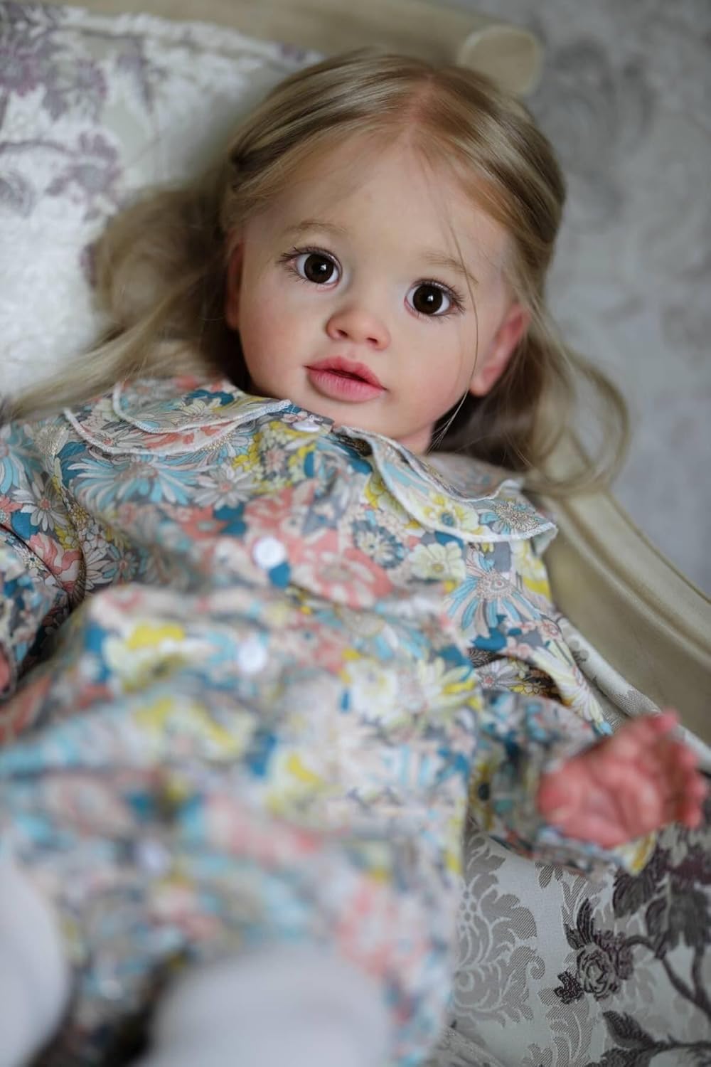 Pinky Lifelike – Muñecas de bebé Reborn de 26 pulgadas y 26.0 in, adorable muñeca de silicona para niños pequeños, aspecto realista, muñecas de bebé