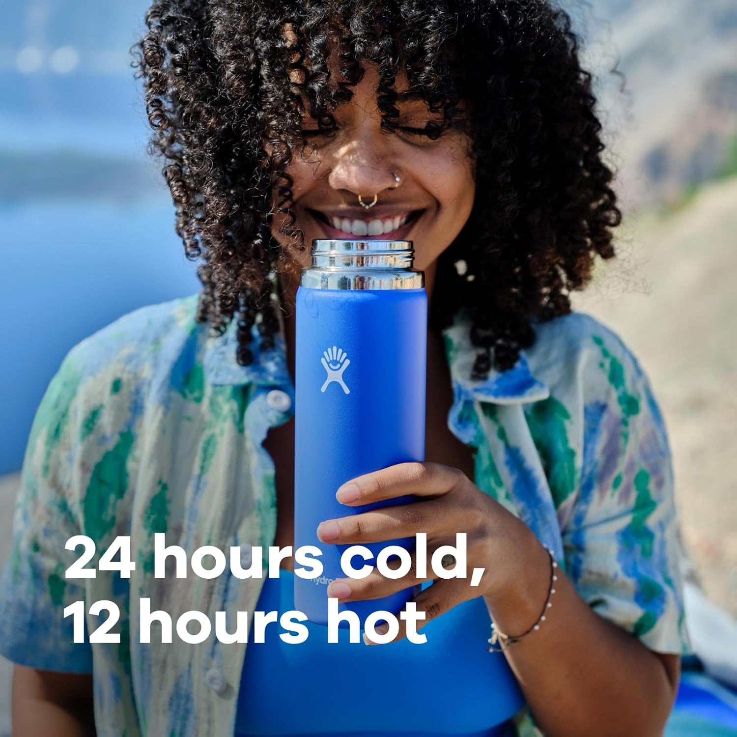 Hydro Flask – Botella de boca ancha con tapa Flex