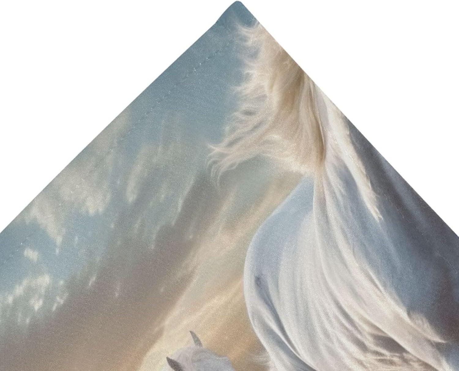 Qilmy Tapiz de caballo corriendo lavable de poliéster para colgar en la pared, para sala de estar, dormitorio, fiesta, decoración del hogar, 60 x 40