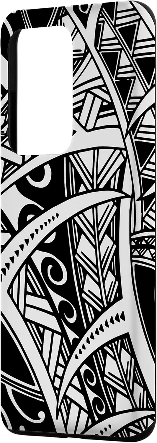 Galaxy S20 Ultra Lindo Tatuaje Polinesio Hawaiian Tribal Samoan Patrón Funda