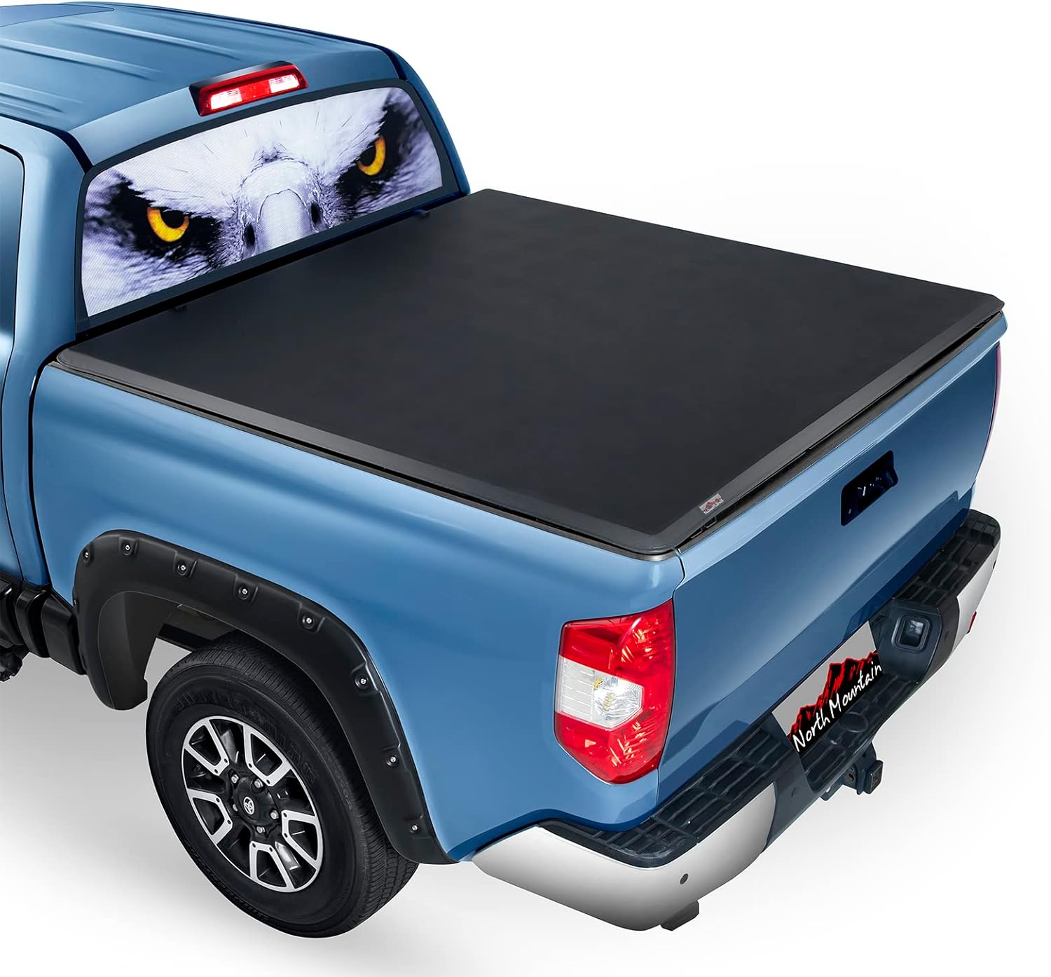 North Mountain Cubierta enrollable Tonneau para caja de camioneta ChevyGMC de 6.5 pies, se adapta a Chevrolet 1988-2000, GMC C1500, C2500, C3500,