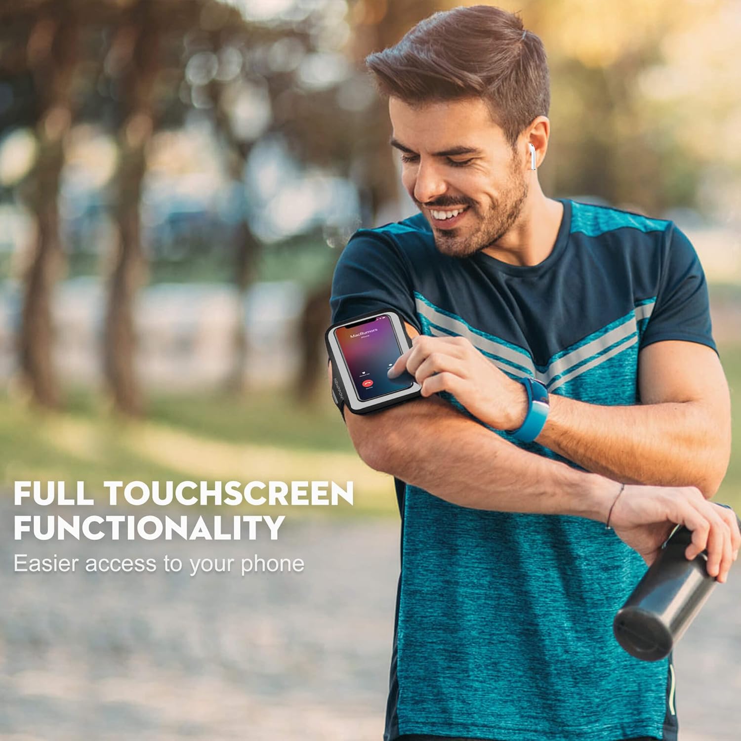 Newppon Brazalete para correr para teléfono celular con funda para Airpods Pro Max Plus Mini SE (14131211XXSXR87) Galaxy Ultra Plus Edge Note
