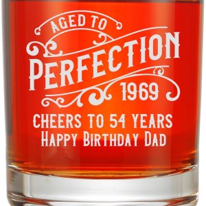 Vaso de whisky de cumpleaños personalizado, regalo de cumpleaños número 30, 40, 50, 60 para él, papá, chicos, regalo de bourbón personalizado, Vaso de whisky de cumpleaños personalizado, regalo de cumpleaños número 30, 40, 50, 60 para él, papá, chicos, regalo de bourbón personalizado,
