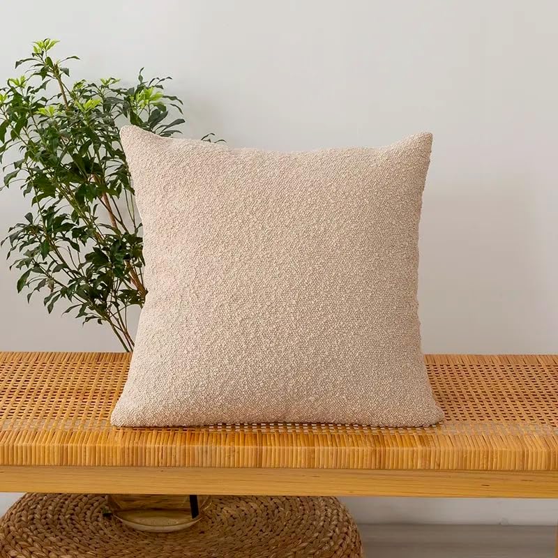 Juego de fundas de almohada decorativas modernas (4 fundas de almohada), estilo de transición, duradero, los tamaños varían 22 x 22, (2X) 20 x 20,