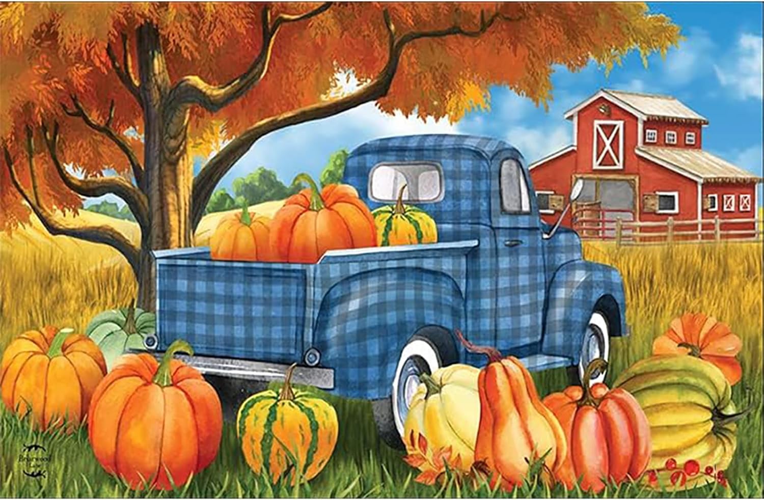 Kits de pintura de diamantes de otoño de Acción de Gracias para adultos, kit de arte de diamantes de calabaza de otoño, pinturas 5D con puntos de