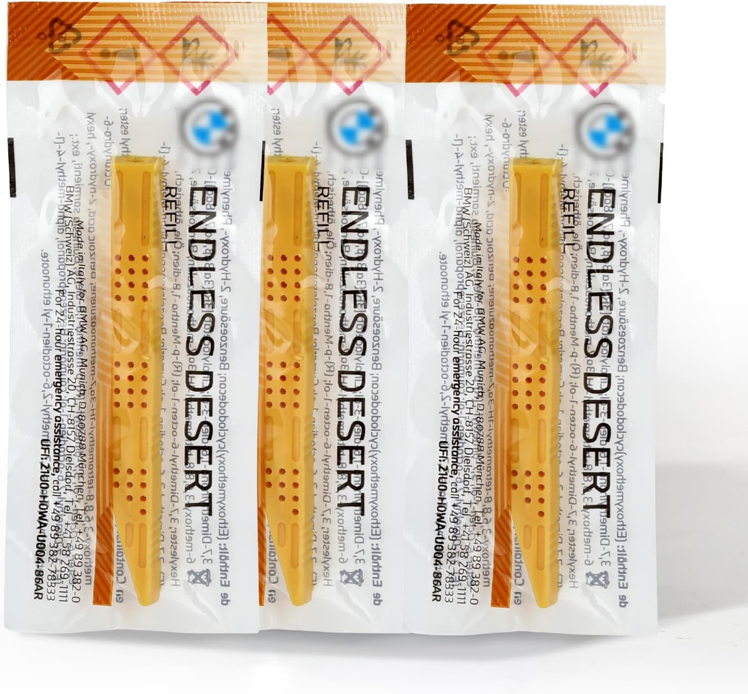 Repuesto de repuesto para ambientador natural 2023 compatible con BMW Mountain View Starter Kit (Endless Desert)