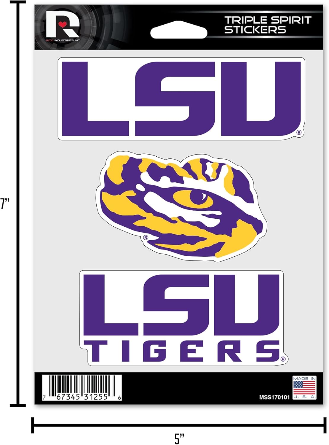 NCAA Alabama Design Triple Sticker Sheet