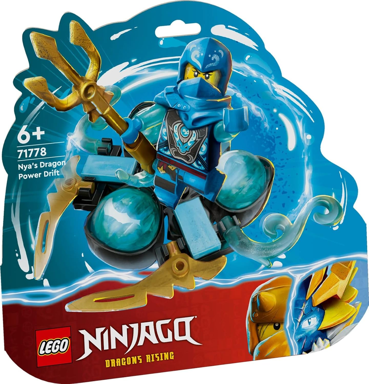 Lego Ninjago Set of 4 71777 Kai’s Dragon Power Spinjitzu Flip, 71778 Nya’s Dragon Power Spinjitzu Drift, 71779 Lloyds Dragon Power Spinjitzu Spin &