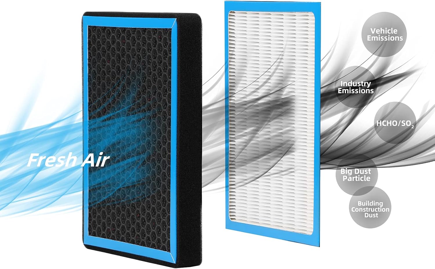 CF10134 – Filtro de aire de cabina de CA compatible con Honda Civic Accord Crosstour Odyssey Passport Pilot Ridgeline Acura CSX ILX Vehículos