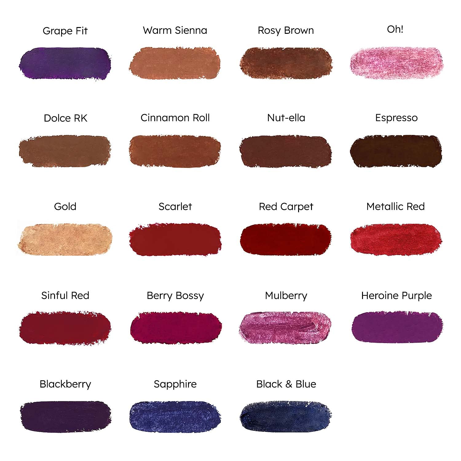 Ruby Kisses – Lápiz labial, acabado mate, de larga duración, altamente pigmentado, aplicación suave, cobertura completa, maquillaje de color de