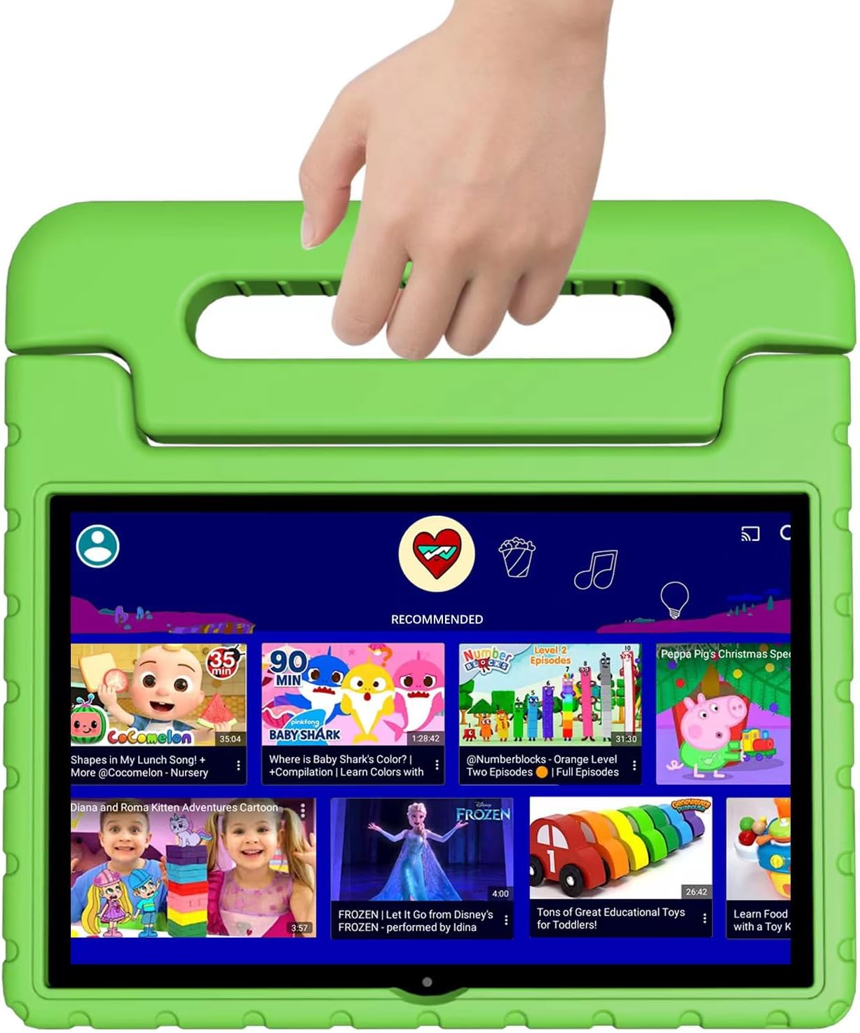 VNEIMQN Tablet para niños, tableta de 10.1 pulgadas para niños, 4GB+64GB Android 13, CPU de 8 núcleos, batería WiFi 12H 1280 * 800 cámaras de