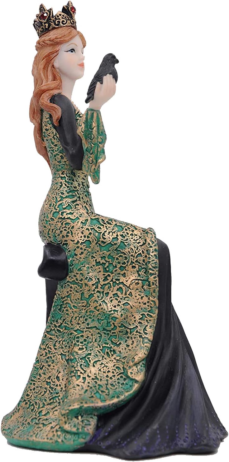 Comfy Hour Irish Princess Collection – Vestido verde Queen de 7 pulgadas con figura de resina de cuervo para el día de San Patricio y colección