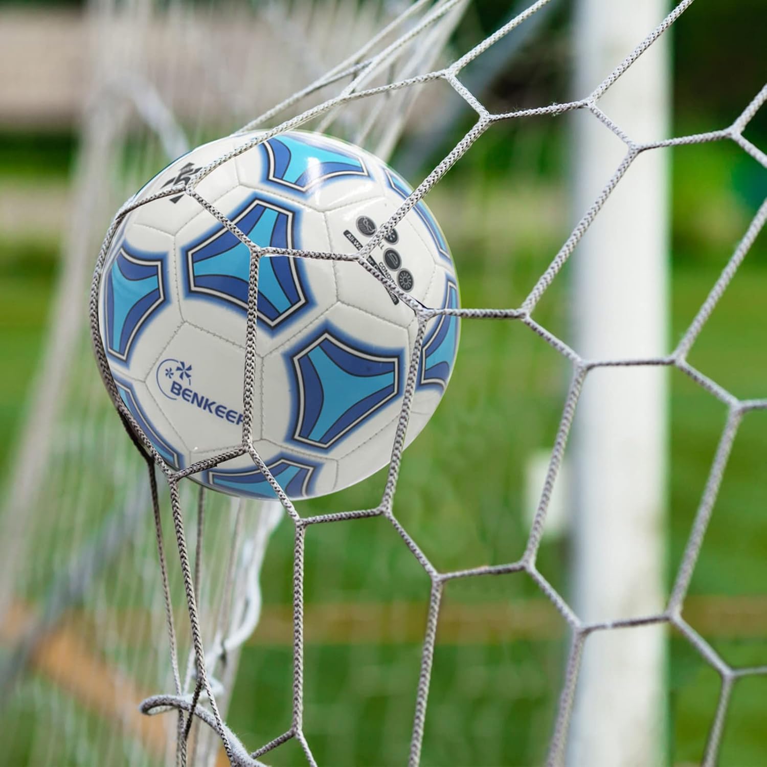 Benkeer Balones de fútbol que brillan en la oscuridad, tamaño 345, regalos de fútbol para niños, jóvenes y adultos, pelotas de fútbol tradicionales