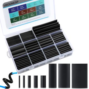 355 piezas Kit de tubos termorretráctiles 31, tubo retráctil de alambre, tubos retráctiles eléctricos, tubo termorretráctil industrial, adhesivo de 355 piezas Kit de tubos termorretráctiles 31, tubo retráctil de alambre, tubos retráctiles eléctricos, tubo termorretráctil industrial, adhesivo de