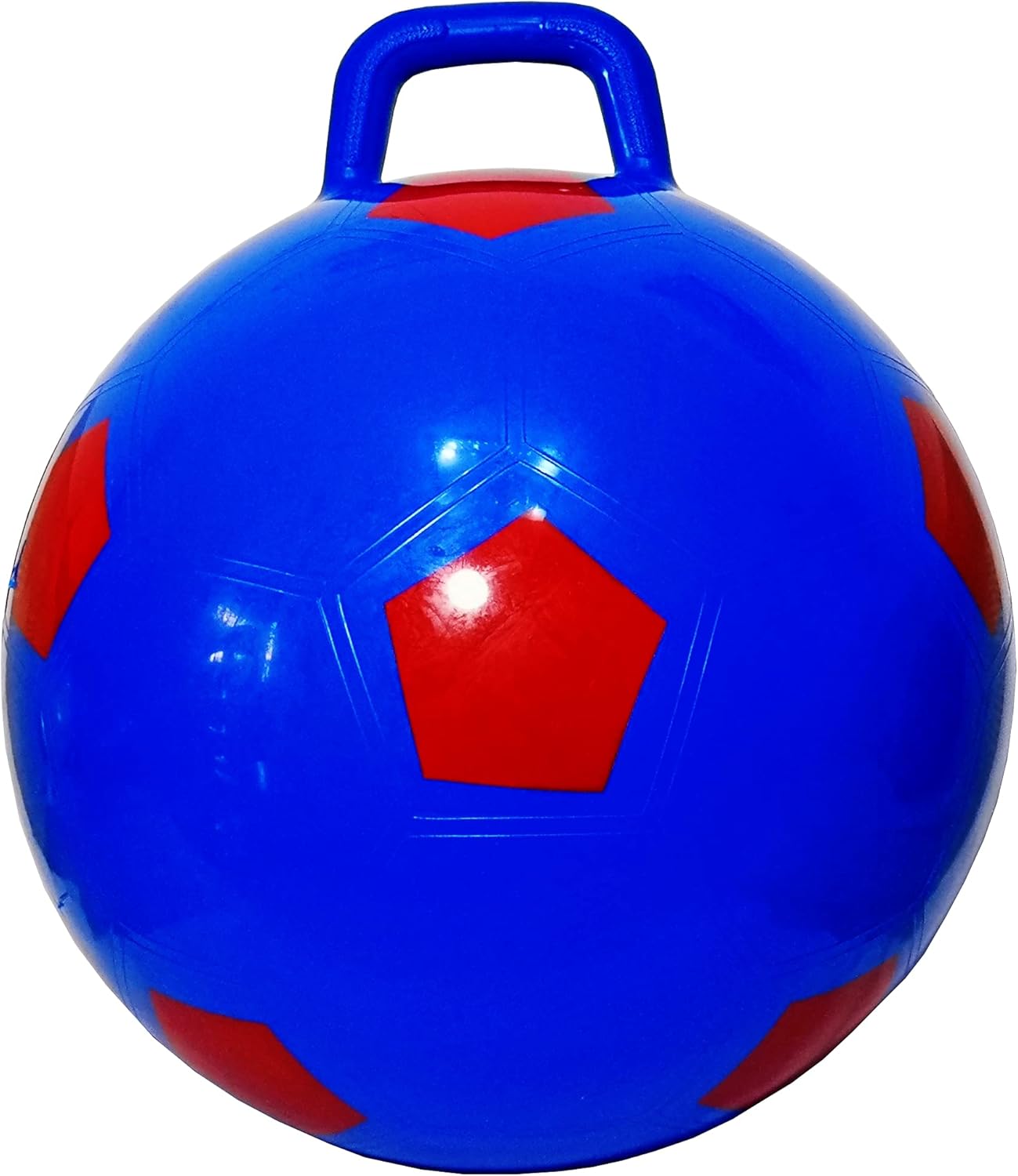 AppleRound Pelota de tolva espacial con bomba en estilo pelota de fútbol, 18 pulgadas de diámetro para edades de 3 a 6 años, gorila canguro, pelota