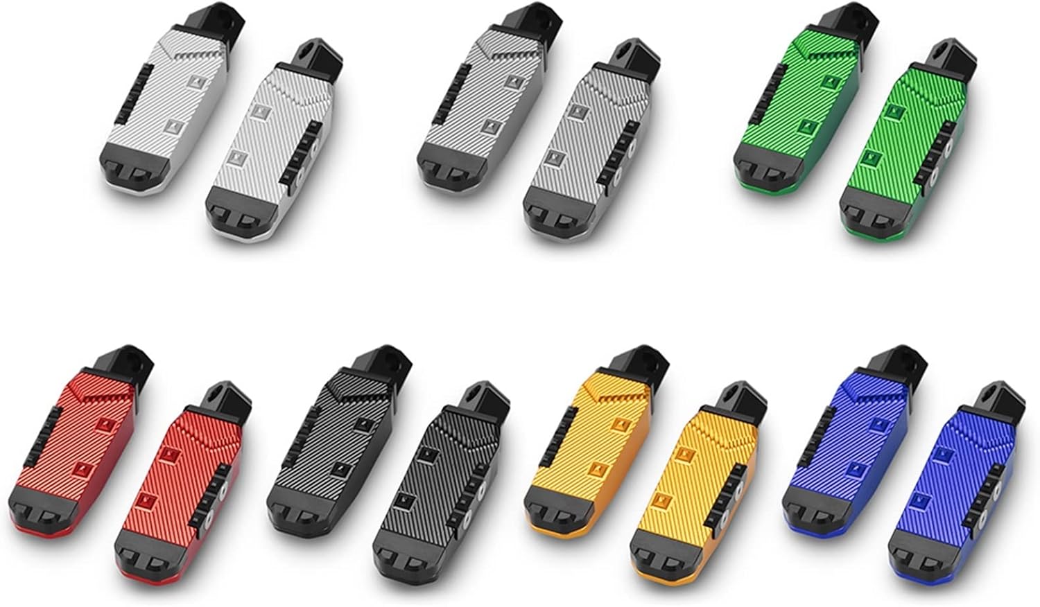Estribera de motocicleta Pedales Pedales Reposapiés para Yamaha T-MAX530 T-MAX500 TMAX530 TMAX500 TMAX 530 TMAX 500 XJR1300 XJR 1300 FZ1 FZ 1 FZ 6
