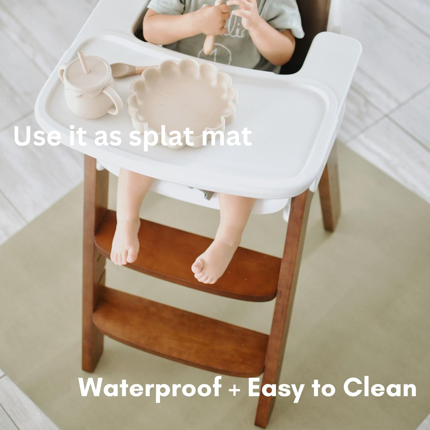 Uniklook Manta de picnic al aire libre impermeable para exteriores, tapete portátil grande para silla alta  Tapete de cuero vegano  Tapete de