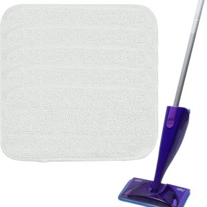 Almohadillas reutilizables de repuesto compatibles con Swiffer WetJet limpiador de suelos de madera dura, almohadilla de repuesto para trapeador Almohadillas reutilizables de repuesto compatibles con Swiffer WetJet limpiador de suelos de madera dura, almohadilla de repuesto para trapeador
