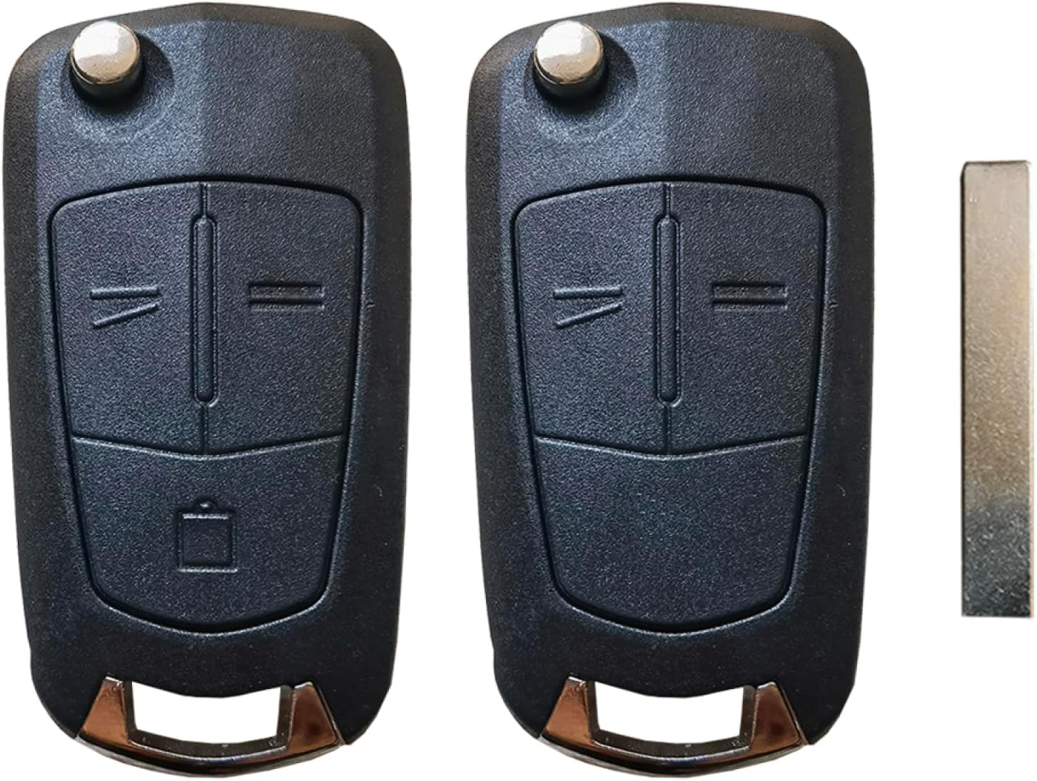 Fundas para llave de coche para Opel Vauxhall Corsa D Astra H Zafira B 2004-2013, carcasa de llave de coche con tapa para control remoto, 3 botones