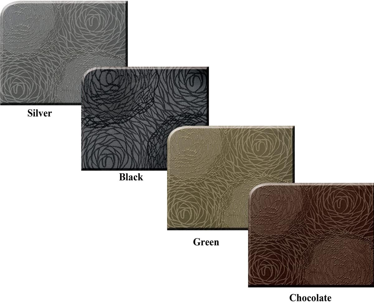 Royal Hotel Bedding Lexington – Paneles de cortina de jacquard con ojales verdes, 2 paneles, 52 x 96 pulgadas cada uno