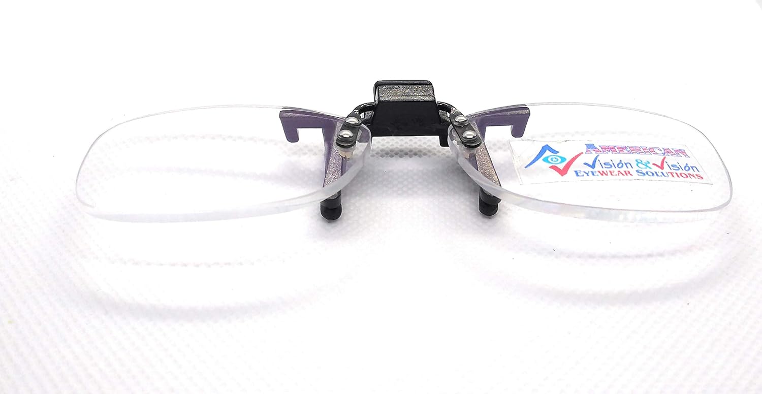 American Vision & Vision – Gafas de lectura con clip de 2.5 pulgadas y 2.50 pulgadas