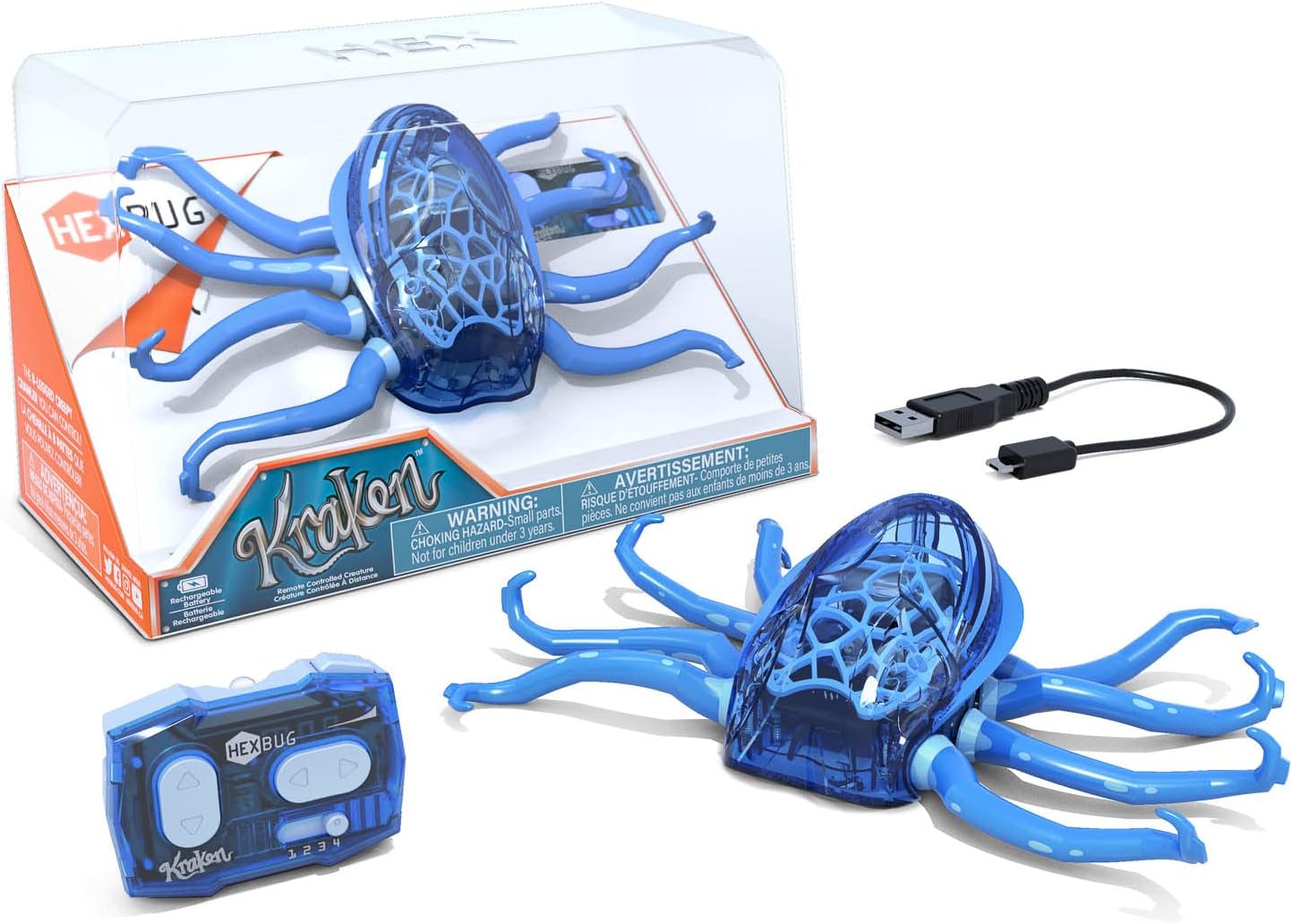HEXBUG Kraken, criatura mítica robótica, los colores varían
