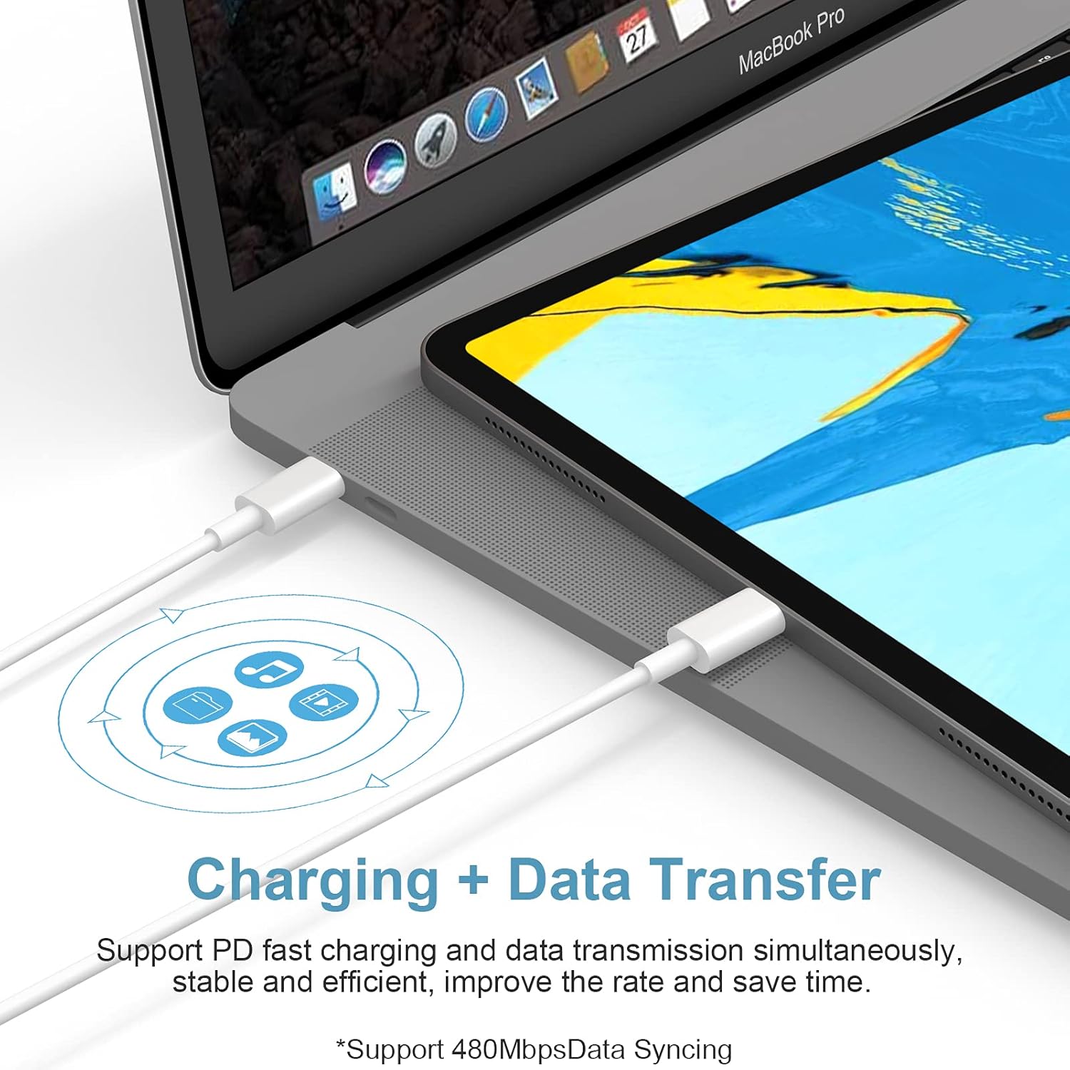 Cargador para iPhone 15 de carga rápida tipo C, cargador de pared USB C, paquete de 3 unidades de 20 W compatible con iPad
