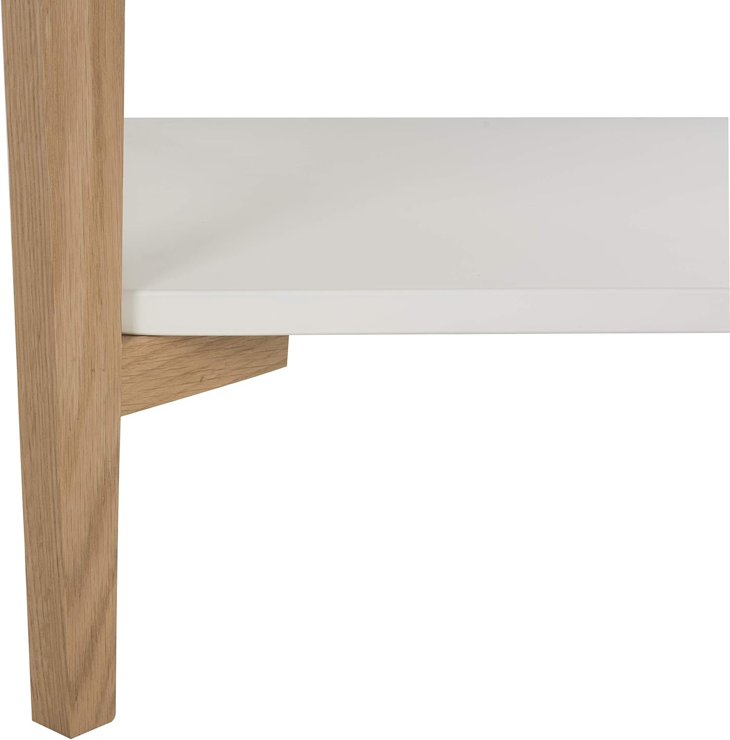 Safavieh Home Collection Caraway – Mesa de centro blanca y natural