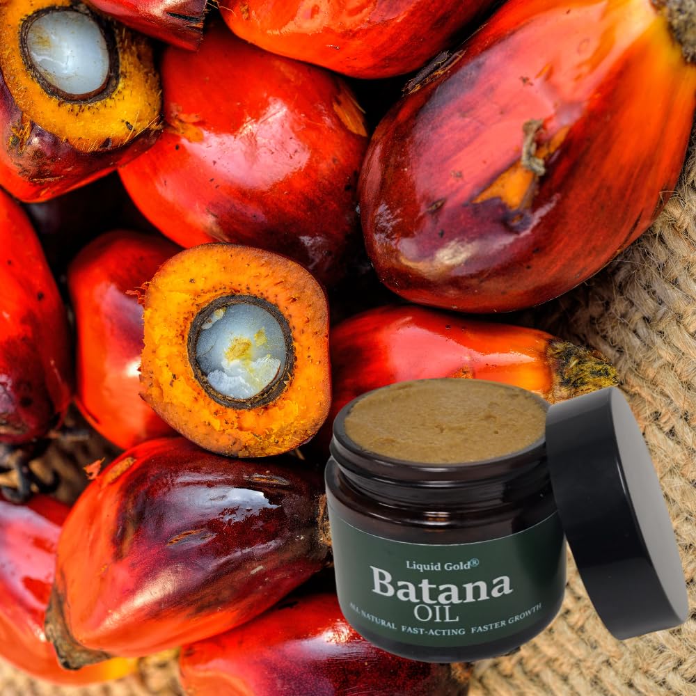 Aceite de crecimiento del cabello Batana 100% natural, crudo y sin refinar para un crecimiento saludable del cabello