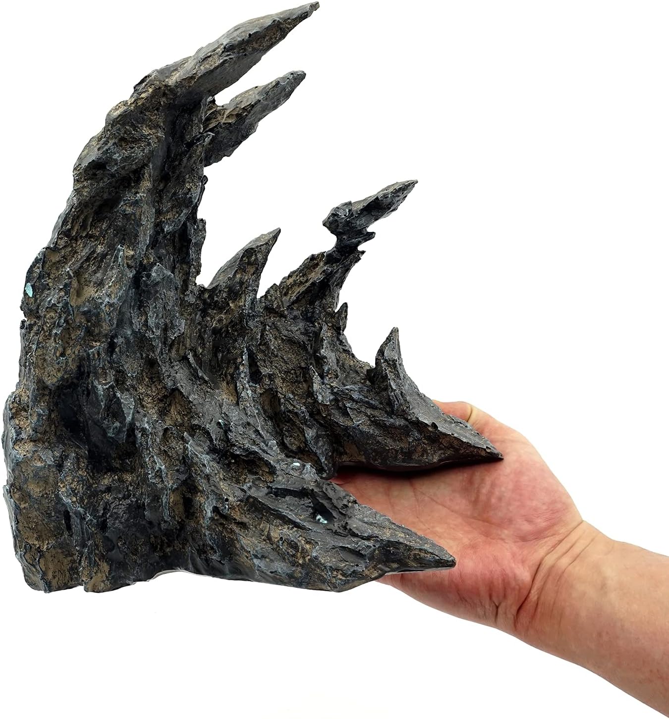 Rocas decorativas para pecera. Modelo de decoración de acuario. Paisaje acuático superior fácil (Soul Canyon-16 pulgadas)