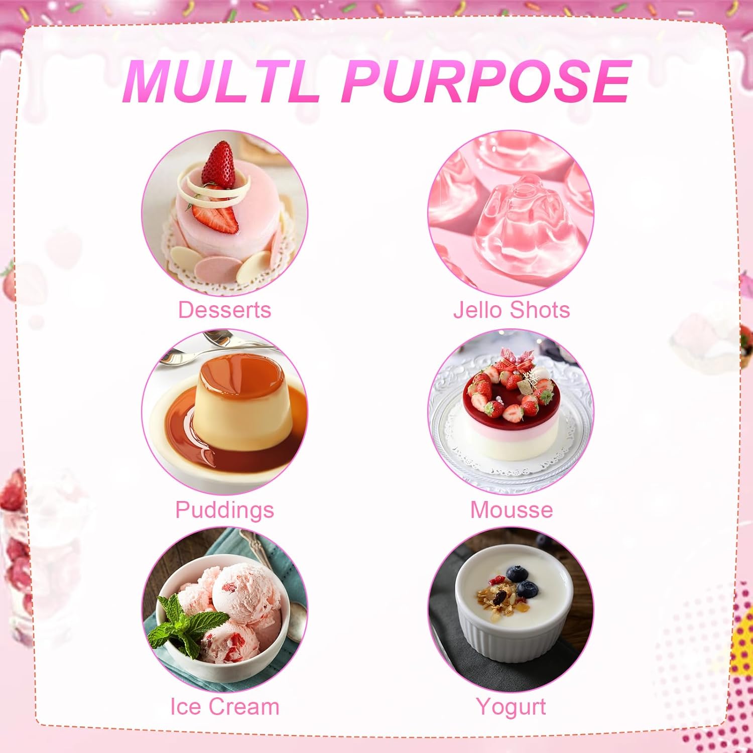 Paquete de 100 tazas de postre de plástico transparente con cucharas, tazas de mousse de 2 onzas, tazas de parfait transparentes, tazas de postre