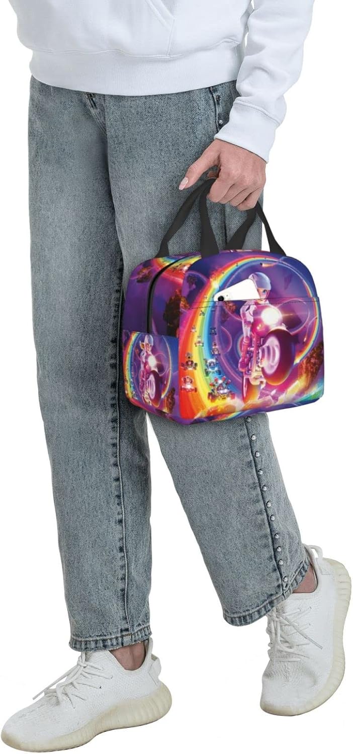 Lonchera impermeable aislada para el trabajo, picnic, viajes, reutilizable, de gran capacidad, bolsa de comida