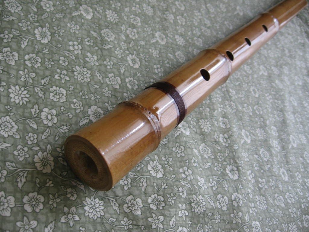 1.8 Pentatonic Shakuhachi sin Root End 5 Agujeros – Instrumento Zen Tradicional Notas reproducidas DFGAC