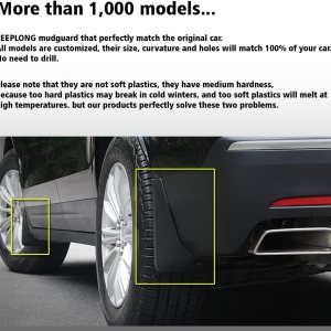 4 unidades de guardabarros para coche, guardabarros compatible con Volkswagen CC 2013-2017 14 15 16 4 unidades de guardabarros para coche, guardabarros compatible con Volkswagen CC 2013-2017 14 15 16