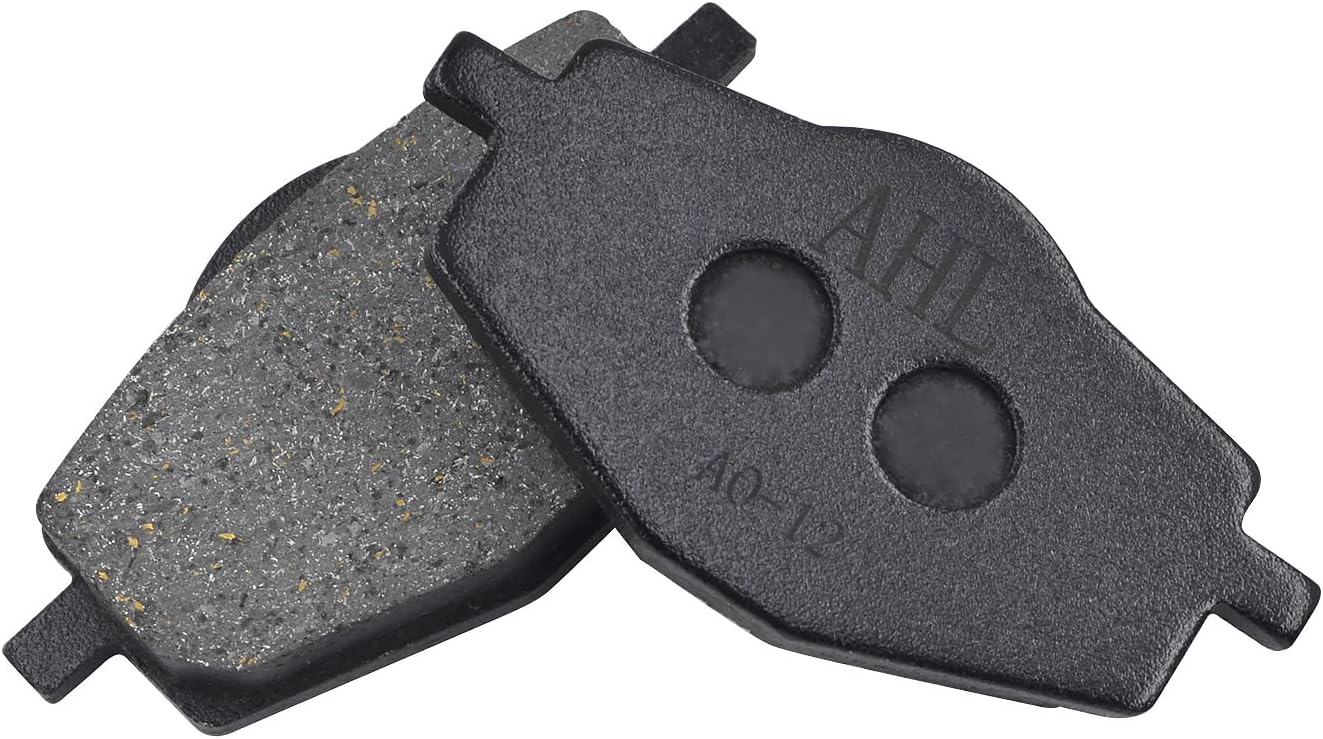 AHL Juego de pastillas de freno semimetálicas para Yamaha Warrior YFM350 1987-1988 BANSHEE YFZ 350 TUW 1987-1989 YFM350 XT 1987