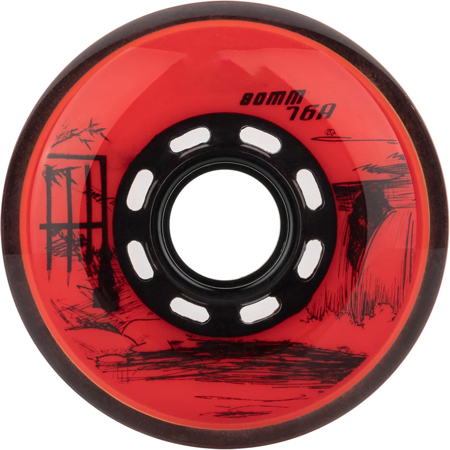 WHEEELCOME – Ruedas de hockey suaves 76A para interiores, ruedas de repuesto para patines de hockey en línea, paquete de 4 unidades, elige el color