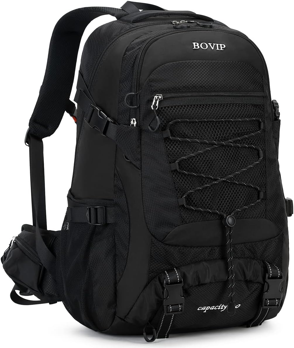 BOVIP Mochila de senderismo de 40 L, impermeable, ligera, para viajes, deportes, camping, para hombres y mujeres