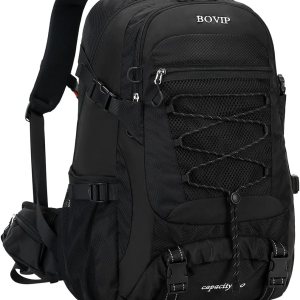 BOVIP Mochila de senderismo de 40 L, impermeable, ligera, para viajes, deportes, camping, para hombres y mujeres BOVIP Mochila de senderismo de 40 L, impermeable, ligera, para viajes, deportes, camping, para hombres y mujeres