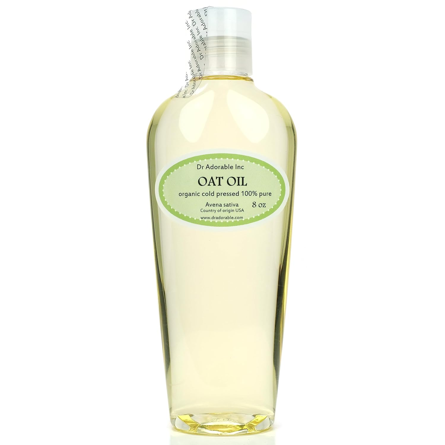 Aceite de avena premium de 8 onzas  Piel Cabello Uñas Cuidado Corporal Sin OGM Natural Fresco Orgánico Puro