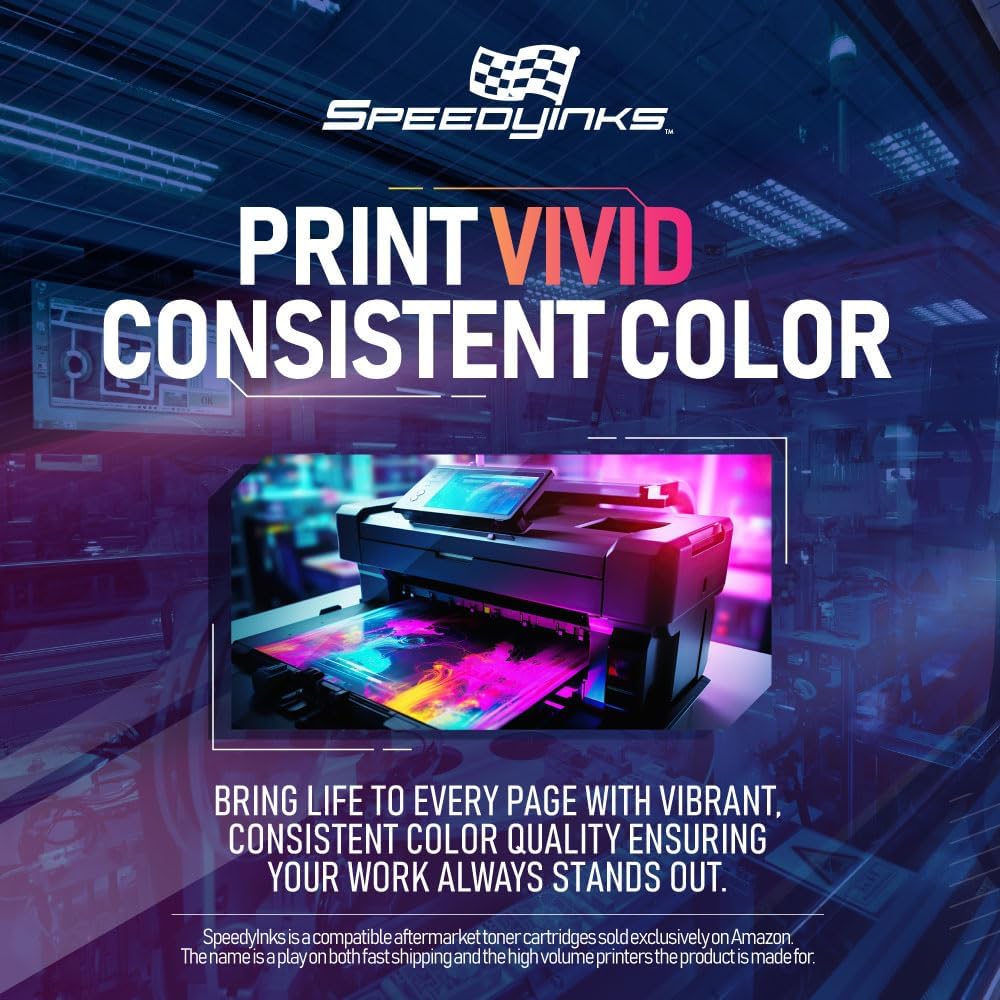 SPEEDYINKS Speedy Inks – Cartucho de tóner compatible con Ricoh 841280 (Negro)