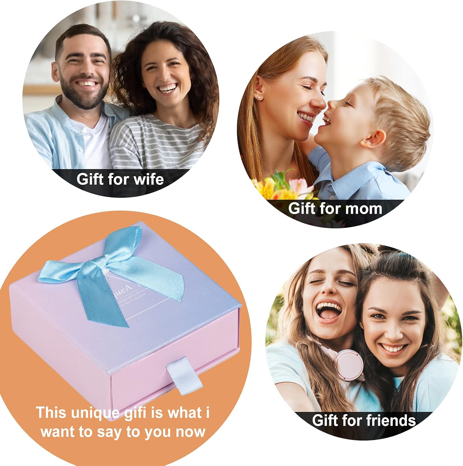 Regalos de cumpleaños para mujeres, espejo de maquillaje compacto, regalos para mujeres, festivales, día de San Valentín, Navidad, día de la madre,