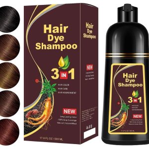 Champú de color permanente para el cabello de 16.9 fl oz, orgánico natural y rápido, tinte vegetal, esencia vegetal, champú para mujeres y hombres, Champú de color permanente para el cabello de 16.9 fl oz, orgánico natural y rápido, tinte vegetal, esencia vegetal, champú para mujeres y hombres,