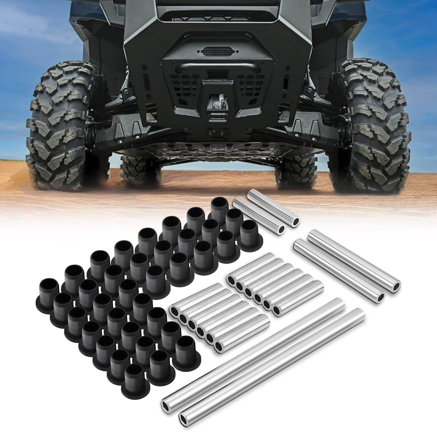KEMIMOTO Kit de bujes de brazo A resistente compatible con Polaris Ranger XP 900Crew 2017-2018 Polaris Ranger 1000 XP Crew 2015-2018 Polaris Ranger
